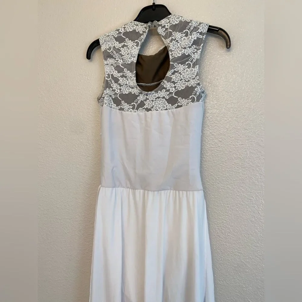 WEISSMAN Dance Costume dress lyrical jersey lace Remember Me 10803 SA adult
